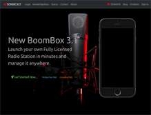 Tablet Screenshot of en.sonixcast.com